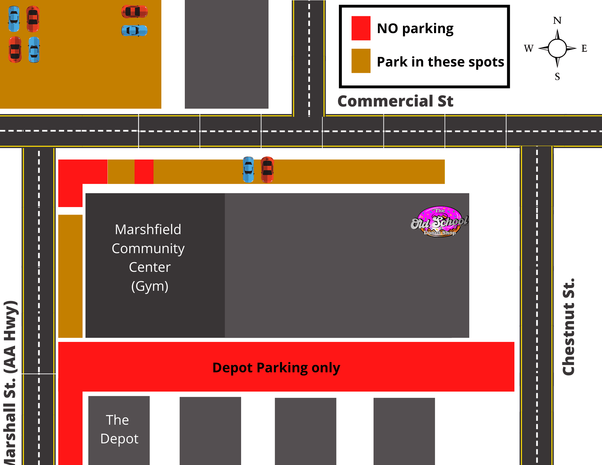 MCC Parking Map